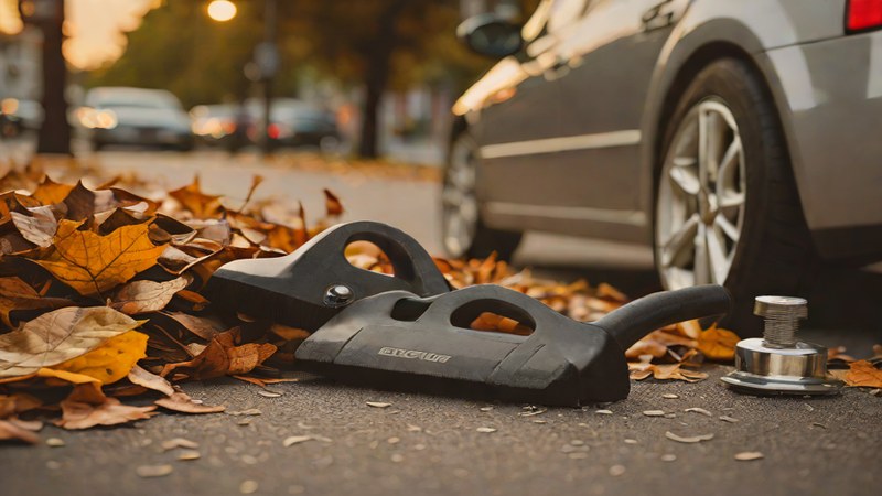 Установка новых тормозных колодок