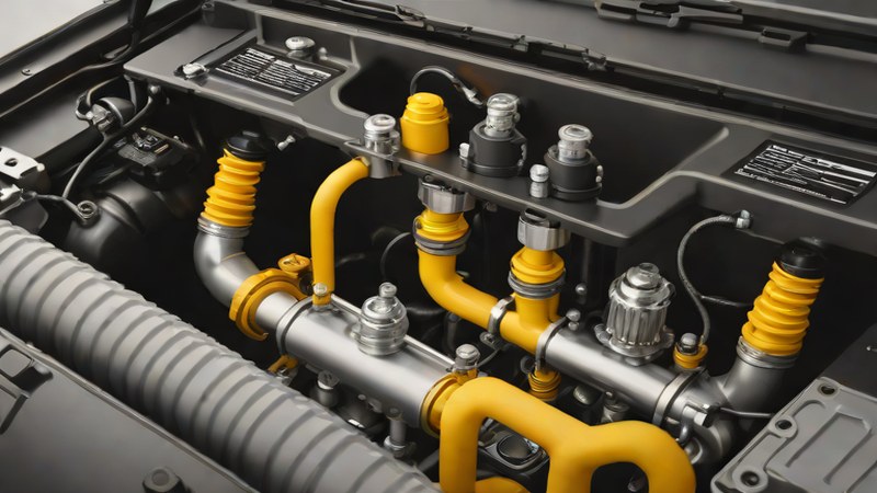 Автомобиль под капотом с охлаждающей жидкостью