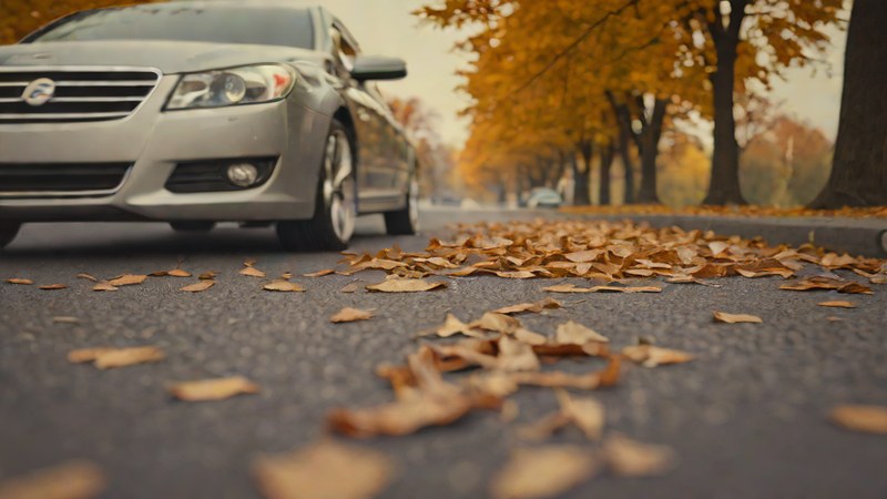 Проверка состояния шин осенью в Нижнем Новгороде