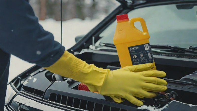 Антифриз в двигателе автомобиля