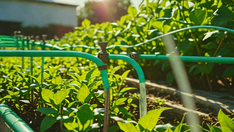 Пример установки системы капельного полива на участке в Нижнем Новгороде