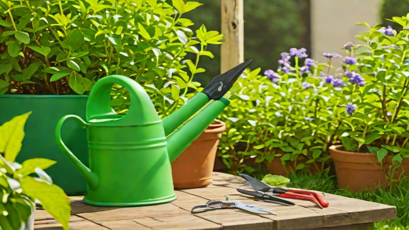 Живая изгородь весной с цветущими растениями в Нижнем Новгороде.