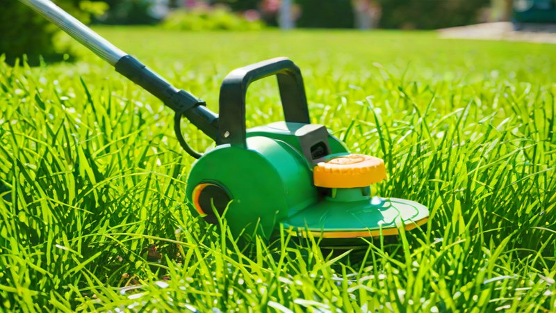 Уход за газоном в Нижнем Новгороде с помощью триммера