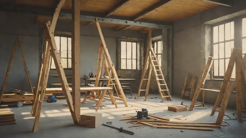 Пример сборки каркаса дома в Нижнем Новгороде