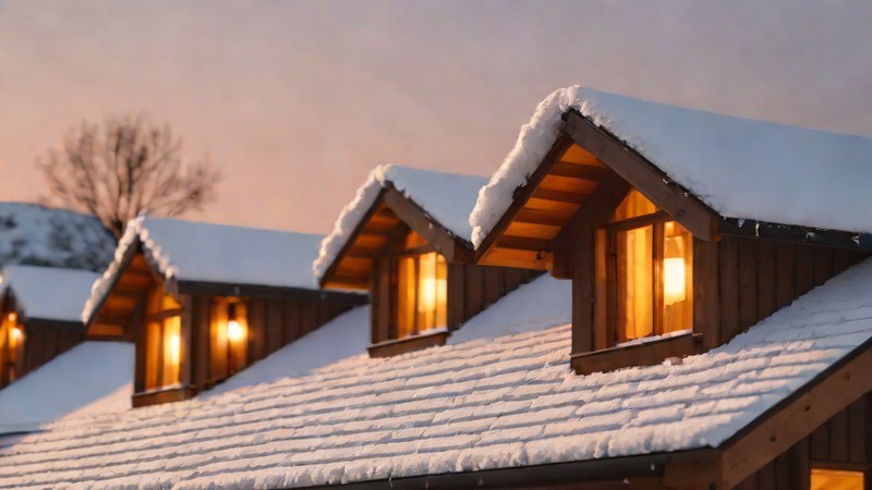 Пример установки различных типов снегозадержателей на кровлю дома в Нижнем Новгороде.