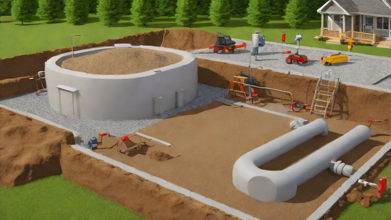 Пример установки септика на даче в Нижнем Новгороде