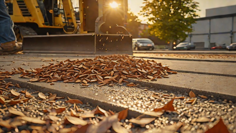 Пример подготовки участка к строительству ленточного фундамента
