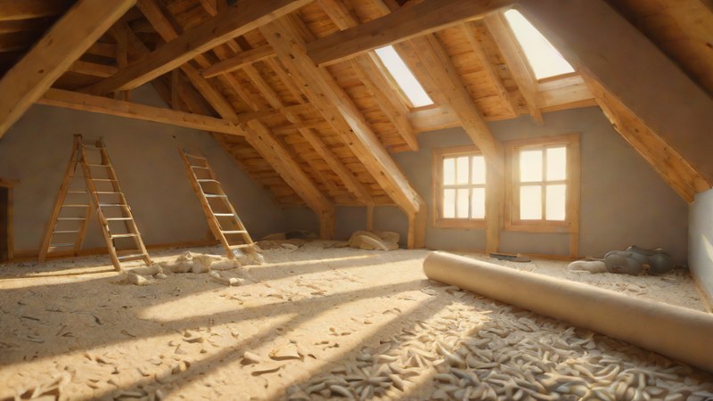 Вид на крышу с утепленной мансардой в Нижнем Новгороде.